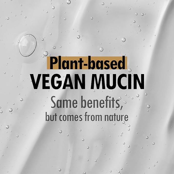 VEGREEN Vegan Mucin Essence Toner - 68% Wild Yam Extract & 3% Panthenol - Cruelty-Free Snail Mucin Alternative for Deep Glow & Micro-Exfoliating Hydration, Alcohol-Free Dry Spot Solution, 5.07fl oz
