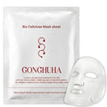 Red Ginseng Bio Cellulose Face Mask - Deep Hydrating Sheet Mask with Honeysuckle & Cica - Soothing Korean Skincare for Glowing Skin - 1 Sheet