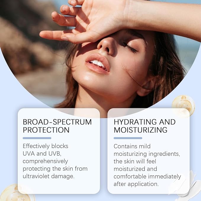 Silky Moisture Sunscreen SPF 50+ for Face - Lightweight Korean Sun Cream, Broad Spectrum Moisturizing Formula, No White Cast & Natural Finish Vegan, 1.69 fl. oz (2)