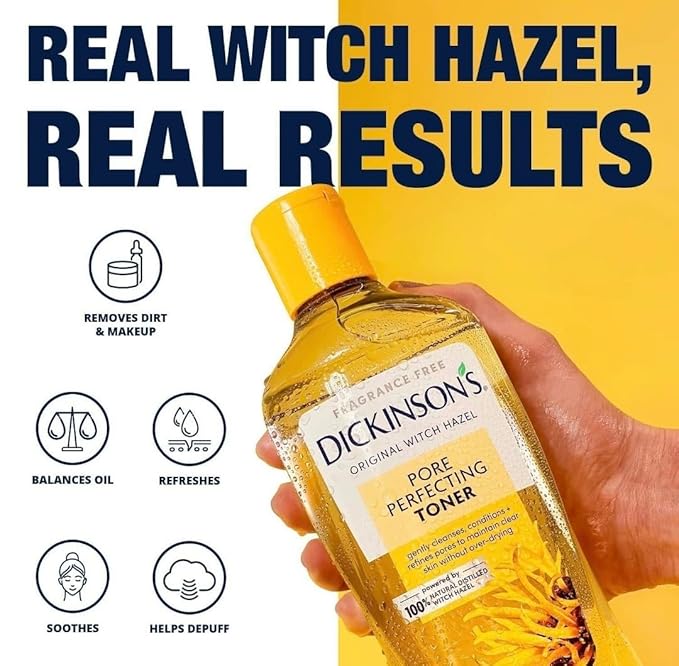 Dickinsons, Originial Witch Hazel Pore Perfecting Toner, 3.3 Fl Oz