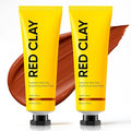 Australian Red Clay Face Mask, Mineral-Rich Detox Mud Mask with Kakadu Plum, Gentle Clay Mask for All Skin Types, 3.52 oz (2)