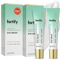 Fortify Skincare Under Eye Cream - Puffy Eyes and Dark Circles Treatment - Peptides, Hyaluronic Acid & Squalane - 3-in-1: Detox, Treat, Boost - Dermatologist Tested - Anti-Aging Korean Skincare - 2 Pk