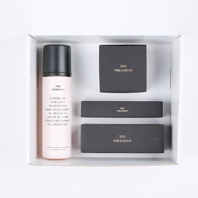 The Untamed Daily Kit – Complete Facial Skincare Set – Daily Skincare Routine that Helps Transform Your Skin –Cleanser, Eye Serum, Face Serum & Face Cream