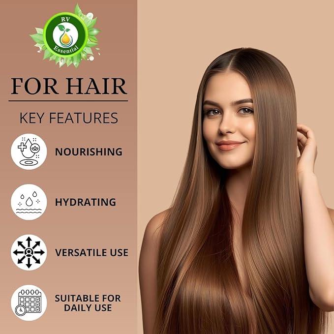 R V Essential Rosehip Seed Oil | Rosa Rubiginosa | for Face, Skin Care, Hair Care, Scalp Massage, Body Massage, Skin Moisturizer | 100% Pure Natural | Cold Pressed | 15ml | 0.507oz
