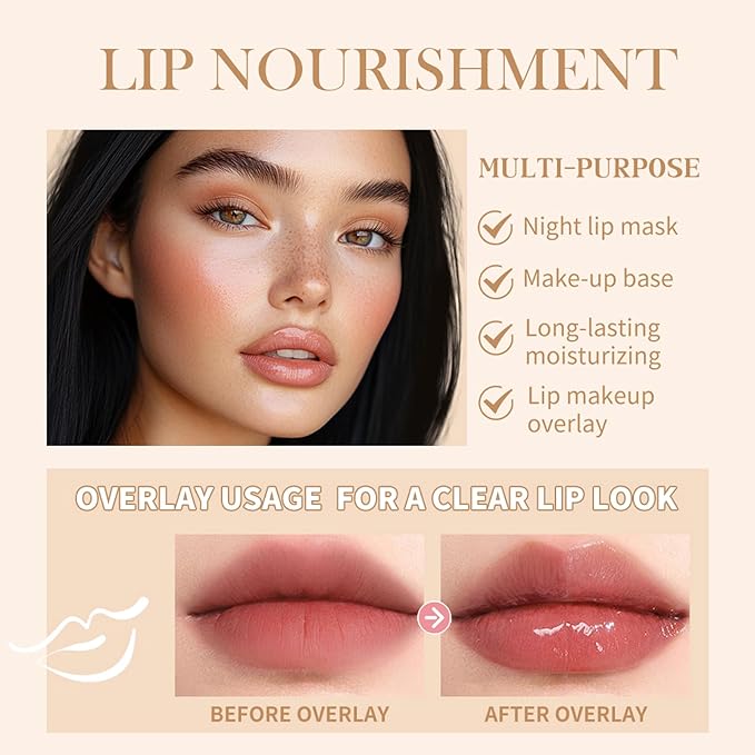 BAISEN DIARY Summer Special Lip Butter Balm - Ultra-Hydrating, Nourishing Lip Care with Natural Ingredients, Shea Butter & Olive Butter, Soothes & Softens Dry Lips (#3 lced Coffee)