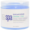 BCL Spa Calming Lavender Mint Sugar Scrub - Professional Soothing Body Scrub for Relaxation, Calming, Self Care Aromatherapy, Hydrating Exfoliator, Made in USA, 16 oz