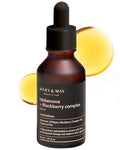 Mary&May Idebenone 1000ppm + Blackberry 20% Antioxidant Face Serum – Gentle Vitamin C Alternative for Fine Lines & Dullness, Fast-Absorbing, Non-Sticky, Fragrance-Free, EWG Verified, 1.01 fl oz