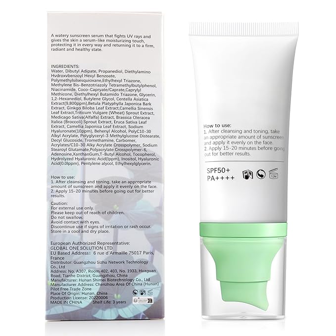Tinted Sunscreen for Face & Body – Madagascar Centella SPF 50+, Mineral with Tinted Moisturizer, Hyaluronic Acid & Niacinamide, Lightweight Korean Skin Care Sunblock, 50ml