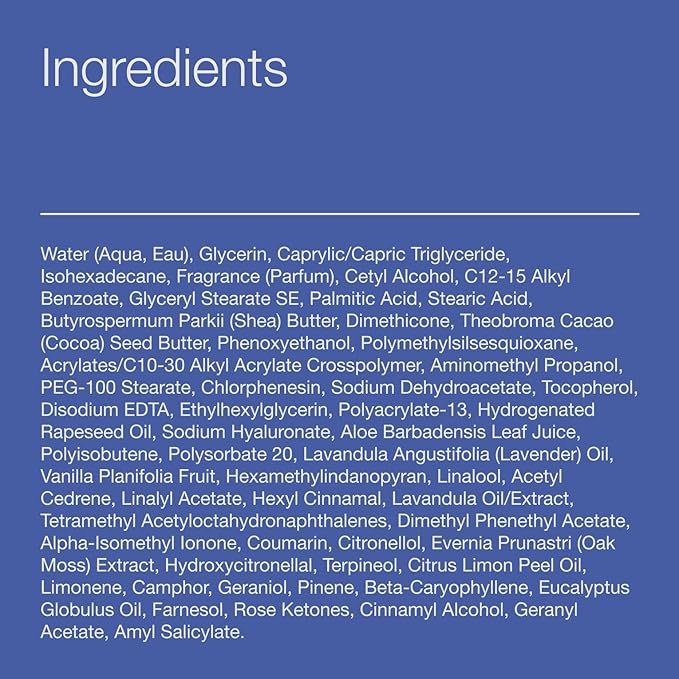 Bath & Body Works Lavender Vanilla Aromatherapy Body Cream, Ultimate Hydration Moisturizer with Shea Butter & Hyaluronic Acid for Dry Skin, 8 fl oz - 1 Pack