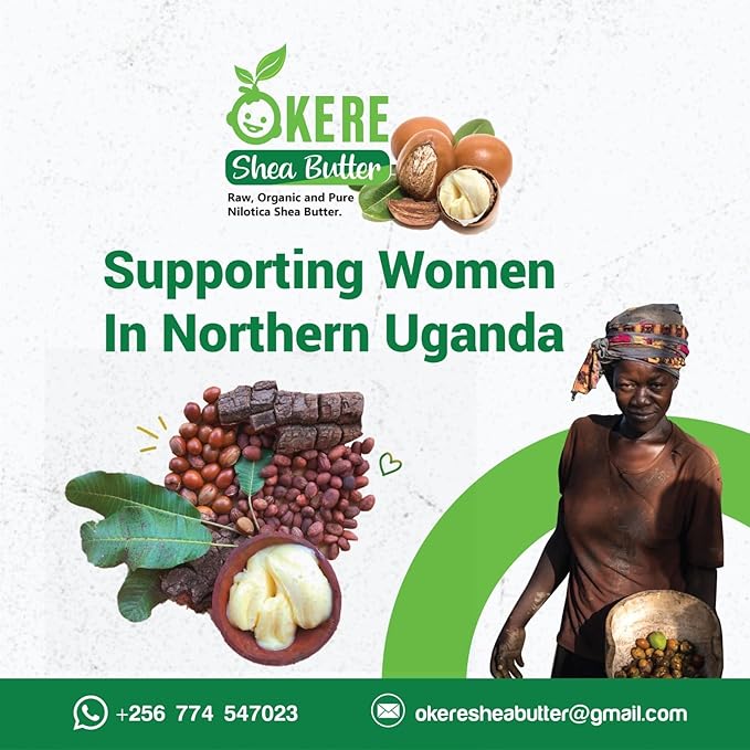 Okere Nilotica Shea Butter | Raw & Pure from Uganda | 08 OZ JAR