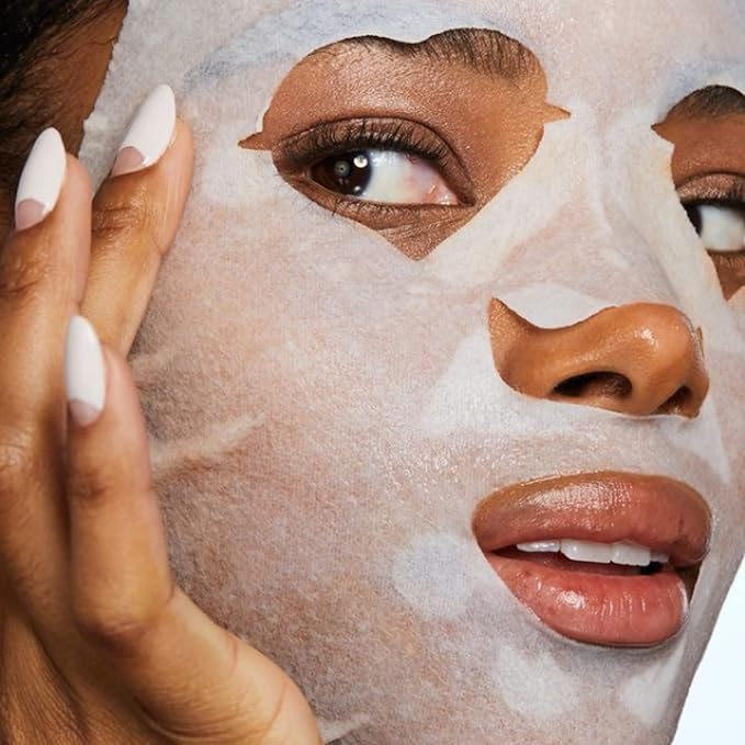 Pacifica Beauty, Vegan Collagen Hydrate & Plump Face Mask, Sheet Mask Set, Skincare, Moisturizer, Hydrated Dewy Skin, Cucumber & Aloe, For Dry & Aging Skin, 2 Pack, Vegan