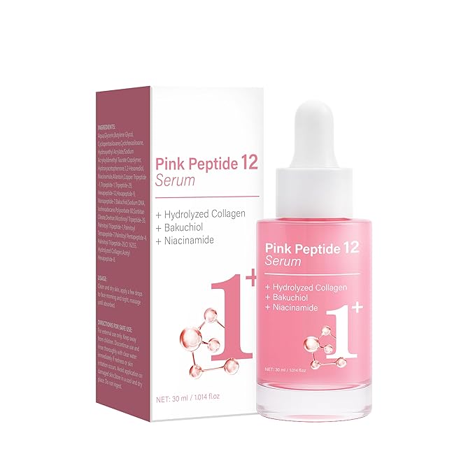 Advanced Multi-Peptide & Bakuchiol Anti-Aging Serum - Niacinamide, Copper Peptides, Hyaluronic Hydration, Visibly Firms Skin & Reduces Fine Lines - 1 fl oz