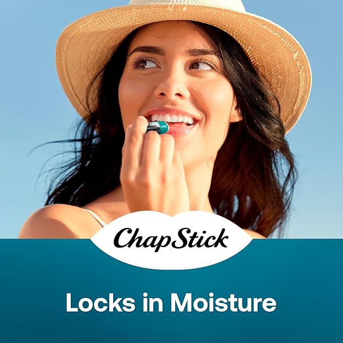 ChapStick Active 2-in-1 Unscented Flavored Lip Balm Tubes with Mineral Based SPF 25 Sunscreen - 0.18 Oz (Pack of 3)