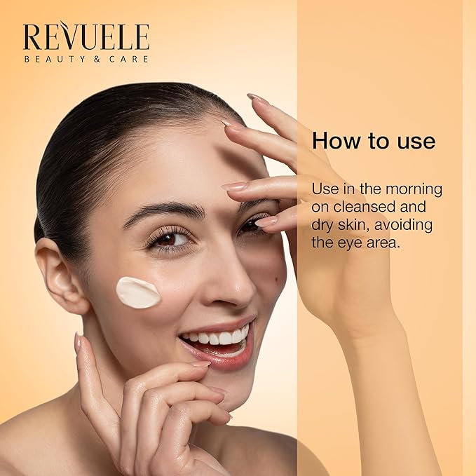 REVUELE Go Glow! Power Serum, 1 fl.oz – Vitamin C + E + F Antioxidant Face Serum for Brightening, Hydration & Even Skin Tone, Fast-Absorbing, Vegan & Cruelty-Free