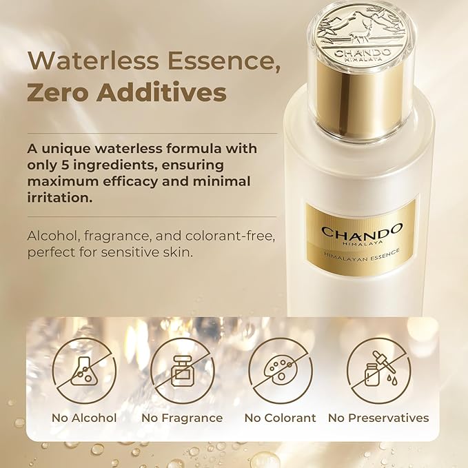 CHANDO Himalaya Himalayan Essence (110ml/3.72oz) - Skin Collagen Recovery Hydrating Facial Essence Toner, Skin Renewal Boosting for Radiant Complexion