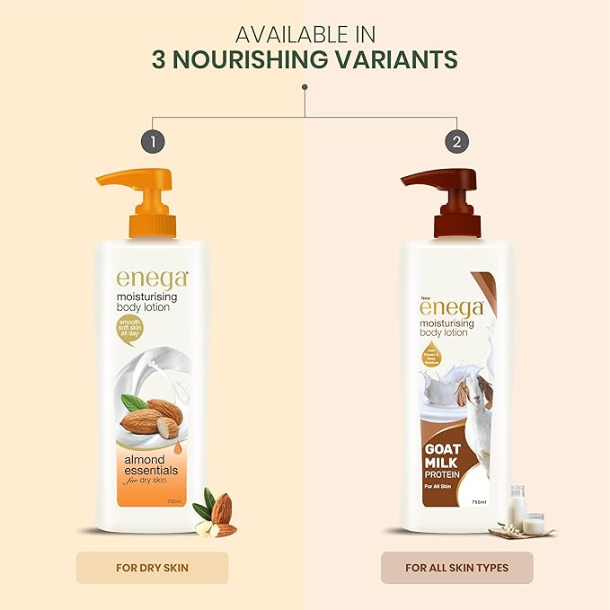 Almond Moisturising Body Lotion for Dry Skin 750 ML, (25.35 Ounce), Winter Essential Body Lotion, Almond Oil Skin Smooth and Deep Nourishing