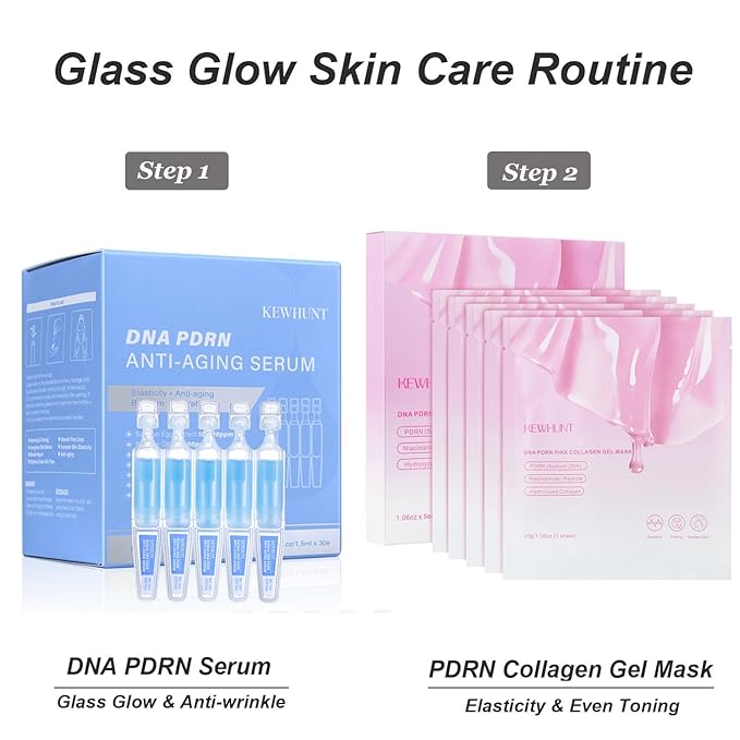 Salmon DNA PDRN Collagen Jelly Gel Mask,Overnight Face Mask,Hydrogel Mask with Niacinamide, Peptide for Glass Glow Skin - Elasticity, Hydrating, Firming,Plump,Fine Lines,Skincare 5ea Mothers Day Gifts