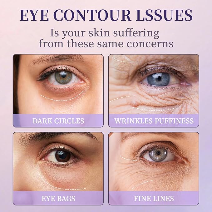 Retinol Eye Cream,Eye Serum for Dark Circles,5% Pro-Xylane Active Anti-Wrinkle Eye Cream,Dark Circles, and Fade Wrinkles, Fine Lines, Puffy eye Skin Care Treatment for Women and Men,0.7Oz