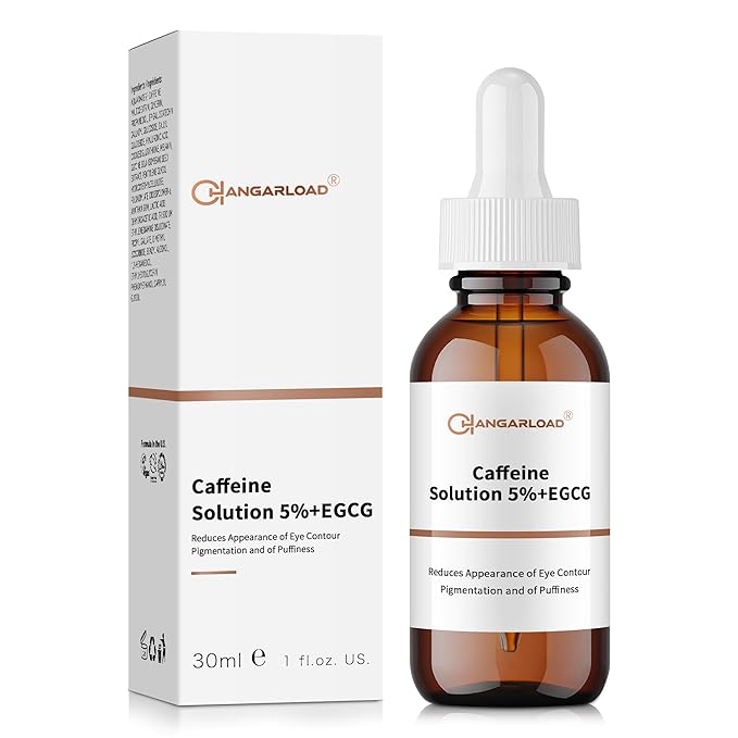 Caffeine Solution 5% + EGCG Eye Serum for Skin Care Caffeine Eye Serum Reducing Puffiness and Dark Circles 30ml