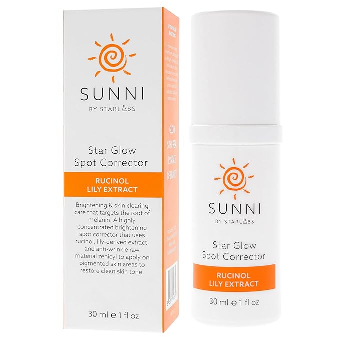StarLabs Beauty Facial Serum with Rucinol, Lily Extracts, and Zenicyl - Korean Face Serum for Smooth, Even-Looking Skin - Cruelty Free - 1 oz