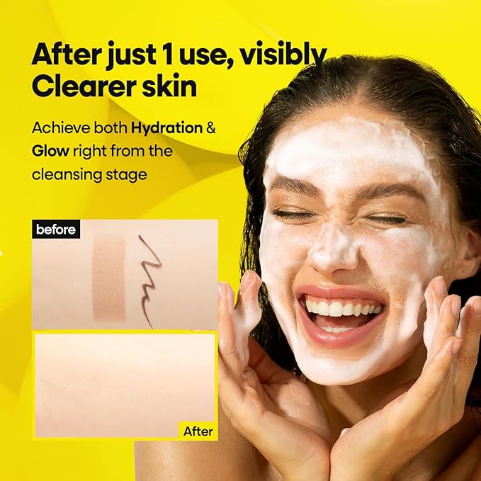 Nature Republic Vitapair C Glow Facial Cleanser 2 Pack | Mild Vitamin Face Wash, Hydrating, Refreshes Skin, Gentle Natural Cleanser, Daily Makeup Remover, Nighttime Foaming