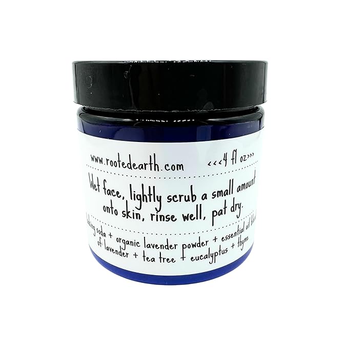 Natural Clear Skin Face Scrub - 4 fl oz - Gentle Exfoliation
