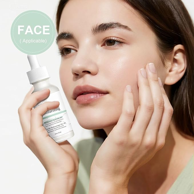 Deep Moisturizing Hyaluronic Acid 2% + Vitamin B5 Serum, Hydrating Face Serum with Ceramides, Supports Skin Plumpness & Elasticity, Helps Visibly Smooth Skin Texture, 1 fl oz (30ml)