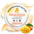 Mango Whipped Shea Body Butter, Natural Whipped Shea Butter for Women Dry Skin, Gentle Hydration with Long Lasting Moisture 6.8 floz