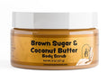 Jersey Botanical Shea Sugar Body Scrub – Exfoliating, Hydrating & Moisturizing Skin Care with Shea Butter, Smooth & Soften Skin, 8 oz (Brown Sugar & Coconut Butter)