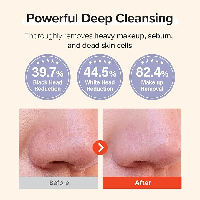 Mary&May Rice + Glutathione LHA Cleansing Oil – Korean Oil Cleanser for Blackheads & Pores, Waterproof Makeup & Sunscreen Remover, Oil-to-Milk Emulsifying, Exfoliation for Sensitive Skin 6.76 fl oz