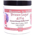 Blossom to Bath Brown Sugar & Fig Cocoa Mango Body Cream (8 Ounce) - Natural Fragrance - Feels Like A Lotion And Works Like A Butter with a Rich Fruity Scent