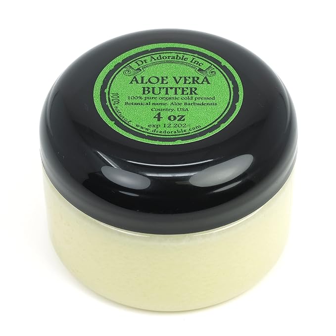 Dr Adorable - 4 oz - Aloe Vera Butter - Pure Natural Premium Organic Cold Pressed