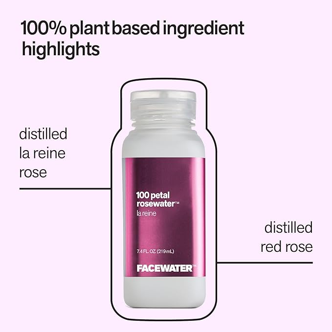 Facewater 100 Petal Rosewater La Reine Toner