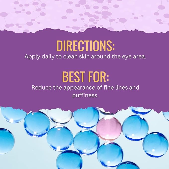 Retinol Manuka Honey Eye Cream with Retinyl Palmitate, Vitamin A, Kiwi Fruit Extract & Coenzyme Q10 | Sweet Almond Oil | Carefully formulated to keep your eyes bright and healthy!