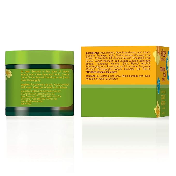 Alba Botanica - 151784 Facial Mask, Papaya Enzyme 3 oz
