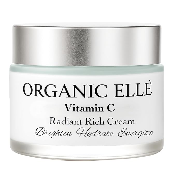 Vitamin C Radiant Rich Cream, Antioxidant Face Moisturizer with Aloe Vera and Botanical Oils