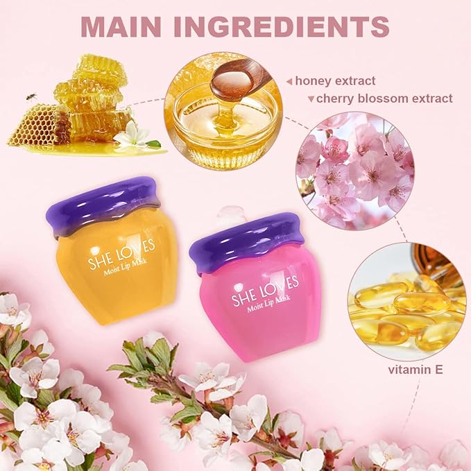Honey Lip Mask, Day and Night Repair, Hydrating Lipstick Raincoat, Sleeping Lip Mask (Honey for Day Use)