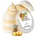 Pineapple Whipped Body Butter, Shea Body Butter for Women Dry Skin, Natural Pineapple Lotion for Body Moisturizer-Deep Moisturizing and Softening-6.8 floz(200ml)