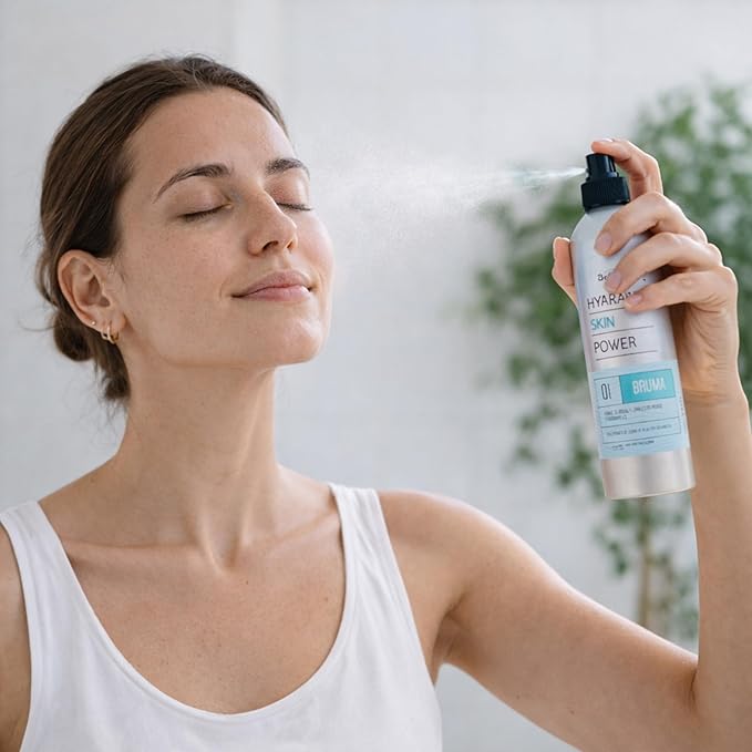 Bel Lab Hyaluron Skin Power Facial Mist – Hydrating Face Mist with Hyaluronic Acid, Rose Water & Witch Hazel – Lightweight Toner Spray for Glowing Skin – Vegan – 8.5 fl oz