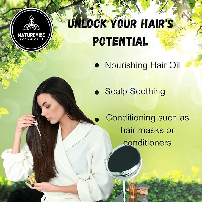 Naturevibe Botanicals Jojoba Oil 32oz and Sweet Almond Oil 32oz | Oil Combo