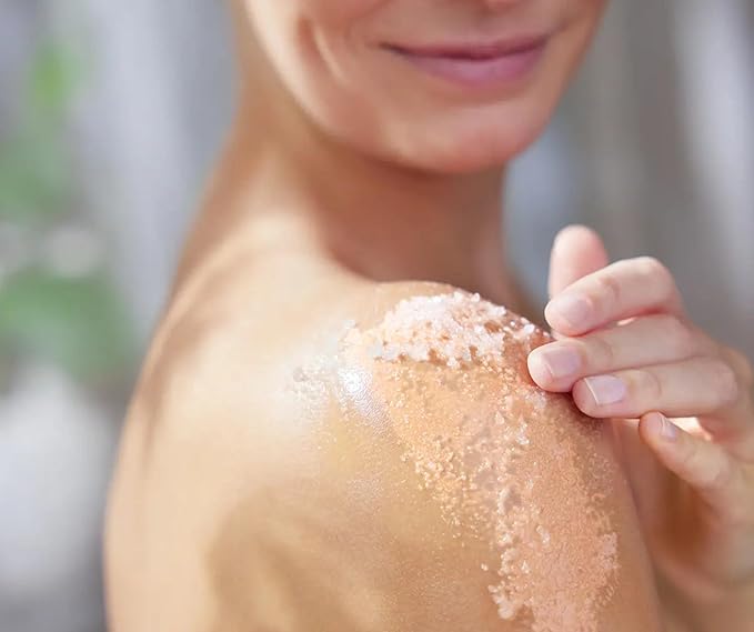 Shea Sugar Body Scub, Vitamin C Scent (21.5 oz) Exfoliating, Deeply Hydrate, Long lasting Moisturizer, Nourishing Skin