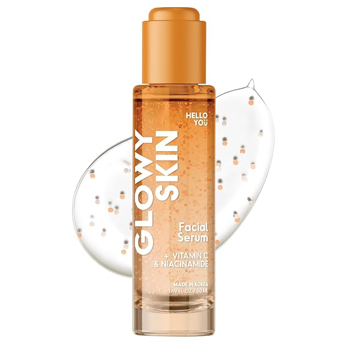 Hello You Vitamin C Serum For Face With Niacinamide – Dermatologist Tested, Korean Skin Care – Supports Glowy Skin, Enhances Tone & Smooths Texture For A Youthful Looking Complexion – Vegan 1.69 Fl Oz