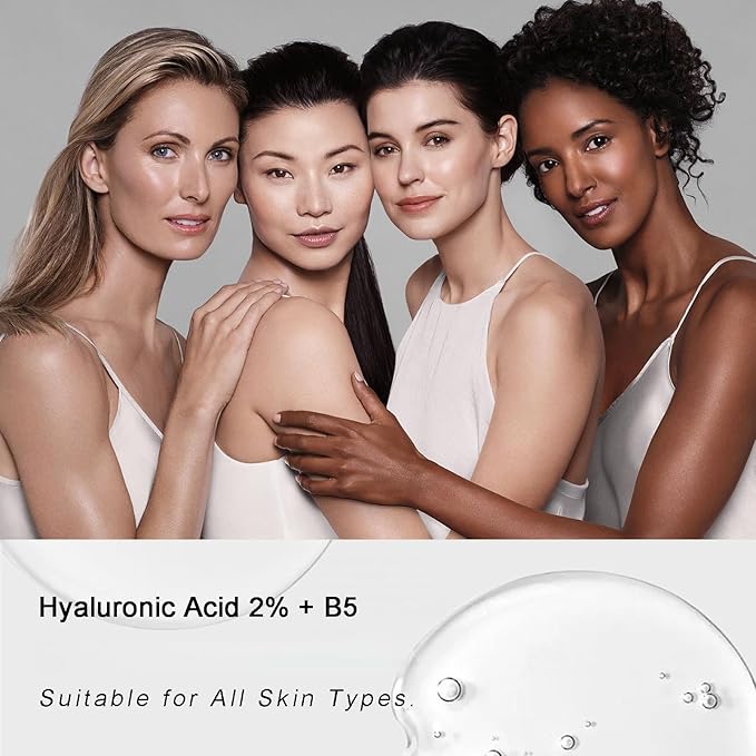 Hyaluronic Acid for Face 2% + Vitamin B5 Serum, Ultra Hydrating & Plumping Face Serum, Anti-Aging Skin Care for Women & Men - Daily Hydration to Smooth Fine Lines and Wrinkles 30ml (2)