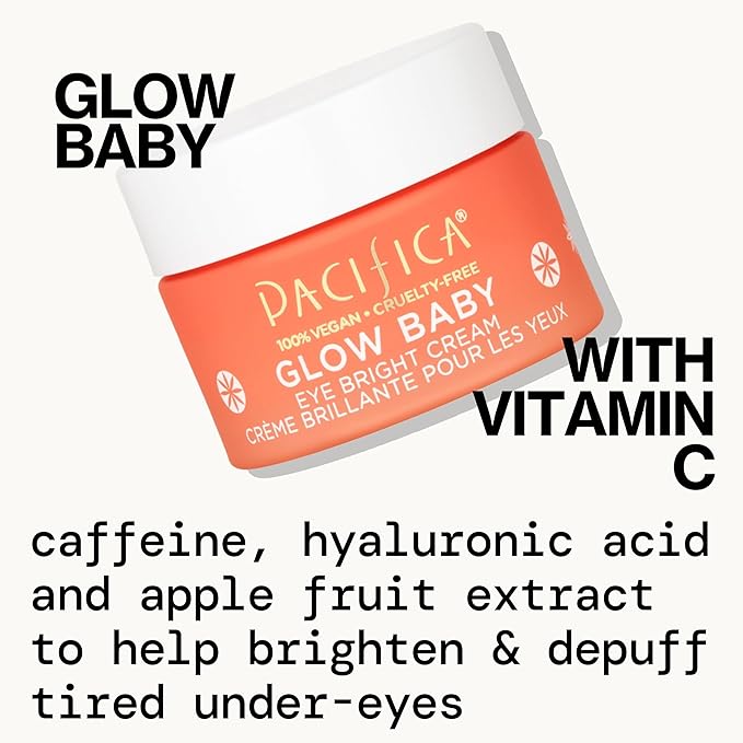Pacifica, Eye Cream Bright Glow Baby, 0.5 Fl Oz