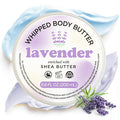 Lavender Whipped Body Butter, Natural Whipped Shea Butter for Women Dry Skin, Lavender Scent Body Care, Gentle Hydration with Long Lasting Moisture 6.8 floz
