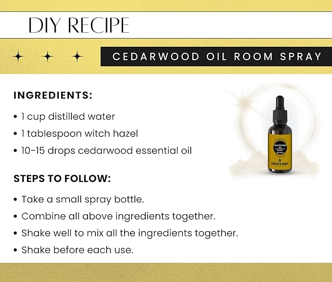 Earth N Pure Cedarwood Essential Oil for Skin and Hair | Natural and Therapeutic Grade | 30 ML