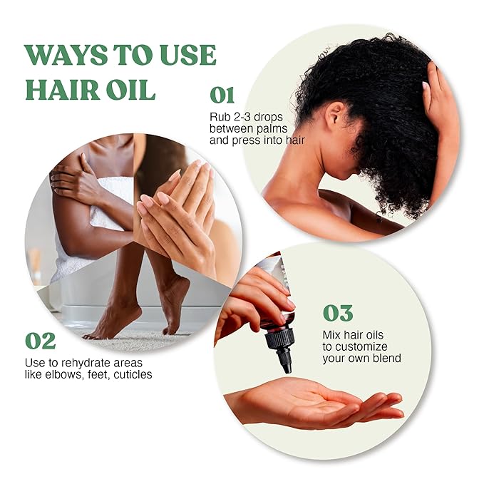 Red by Kiss Professional 99.9% Natural Hair Oil, Organic Vegan Oil Blend for Shine & Nourish Hair, Biotin Infused, Moisturize Hydration & Smooth Hair (Coconut, 2.5 Fl Oz)