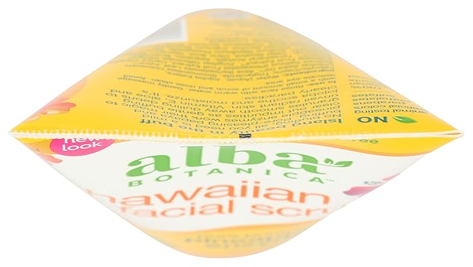 Alba Botanica Hawaiian Pineapple Enzyme Facial Scrub, 4 oz