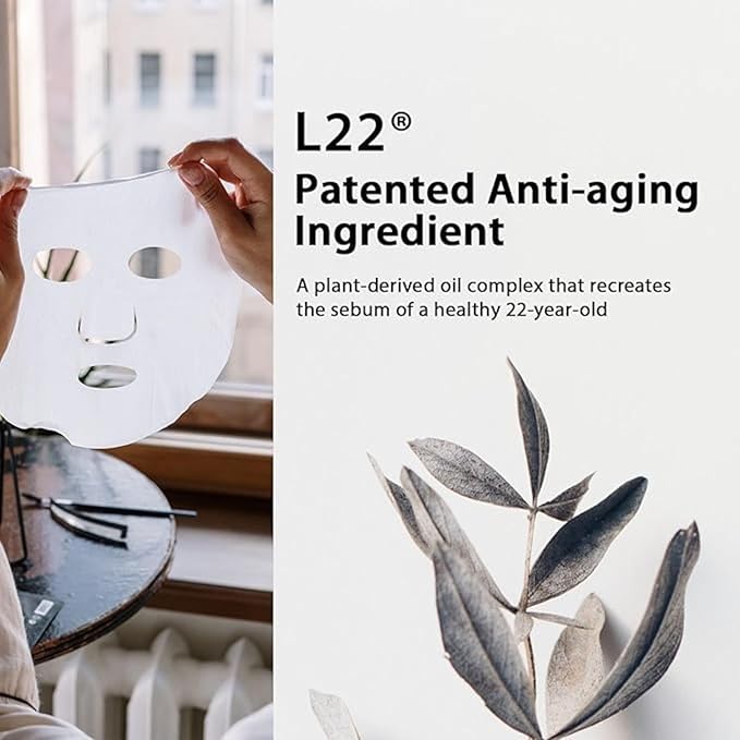 Lululun 32EA Anti Aging Face Mask Sheet for Women & Men, Hydrating Sheet Mask for Even-Toning Skin, Organic Face Mask, Daily Facial Mask Skincare with Green Tea & Shiso Leaf, PRECIOUS CLEAR