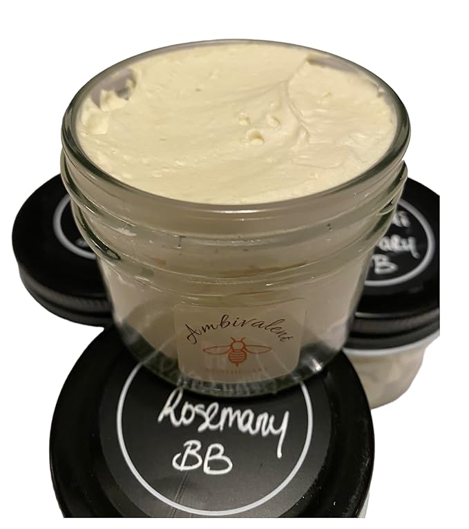 Handmade, All Natural, Organic Whipped Body Butter (Patchouli Rosemary)